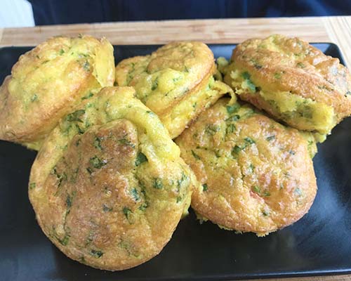 Muffins salés aux légumes et Sojami Cuisine