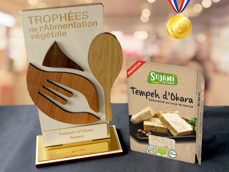 Notre Tempeh d’Okara, médaille d’or des Trophées de l’Alimentation Végétale !