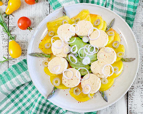 Salade de Tomates & Bûchette Piment d'Espelette